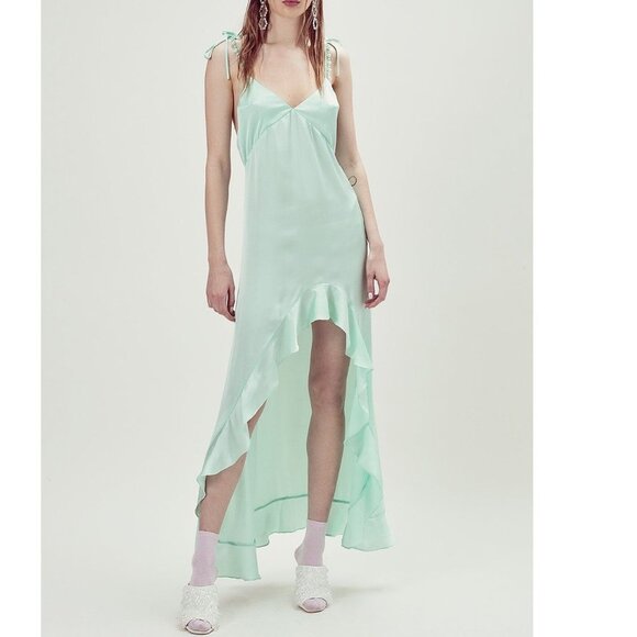 For Love And Lemons Mint Green Maxi Dress - Picture 2 of 7